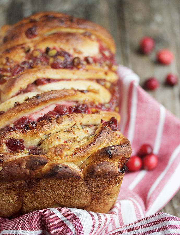 Cranberry Walnut Swirl Bread - Seasons and Suppers